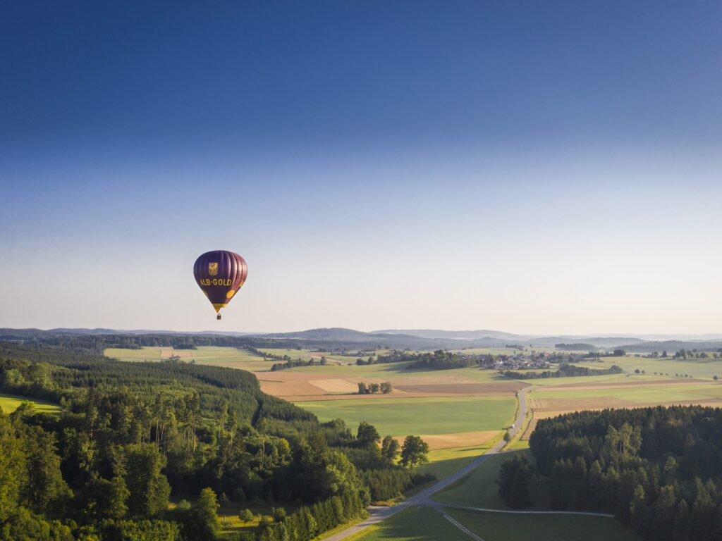 Ballonfahrt auf der Schwäbischen Alb ©TMBW Dietmar Denger